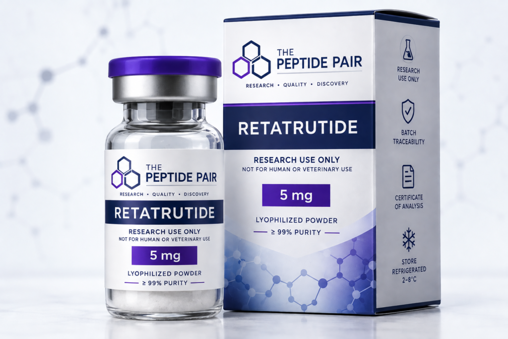 Retatrutide 5 mg -Research Use Only